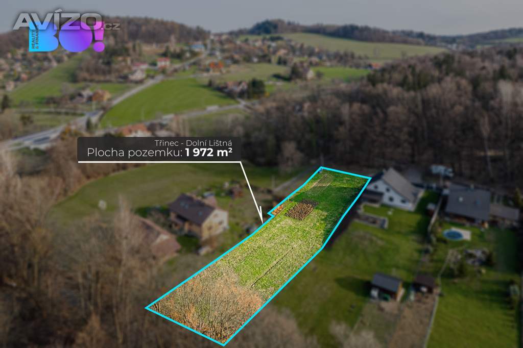 Prodej stavebního pozemku 1972 m², Třinec - Dolní Lištná