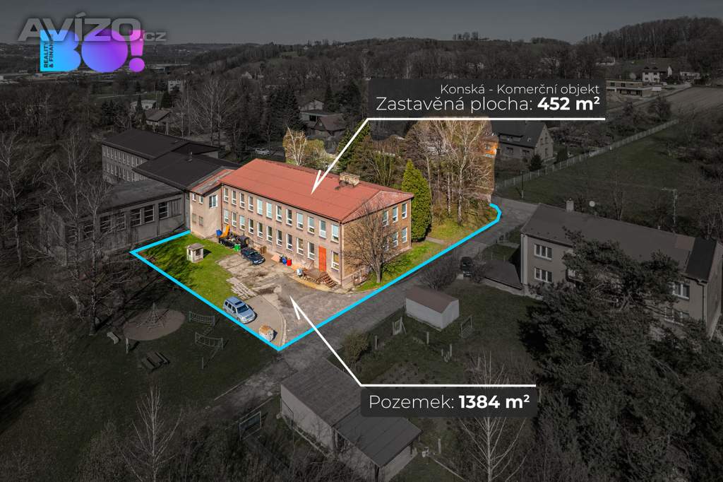 Prodej komerční budovy pro výrobu a skladování s atomovým krytem, pozemek 1 384 m², Třinec - Konská