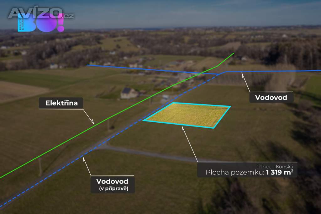 Prodej stavebního pozemku, 1 319 m², Třinec - Konská