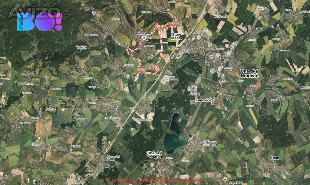 Prodej pole, 5319 m², Zlechov