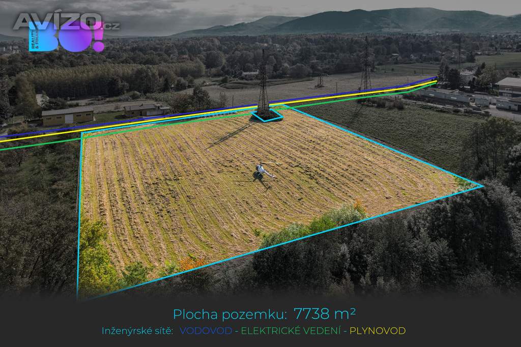 Prodej komerčního pozemku, 7 738 m², Třinec - Konská