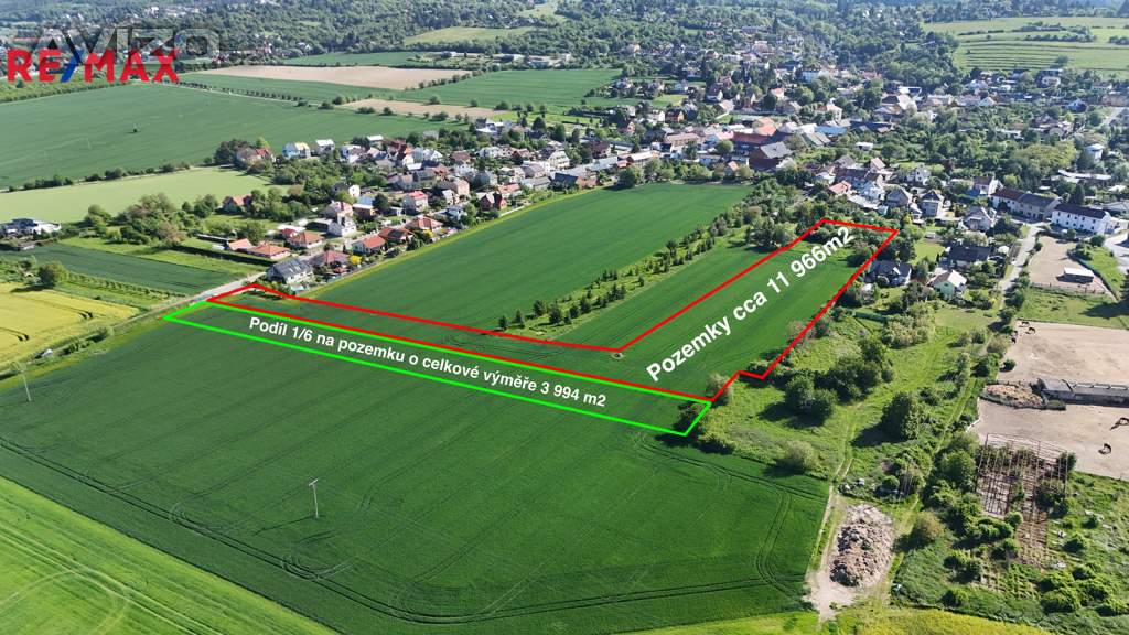 Prodej souboru pozemků, 12 631m2, Olomouc -  Droždín