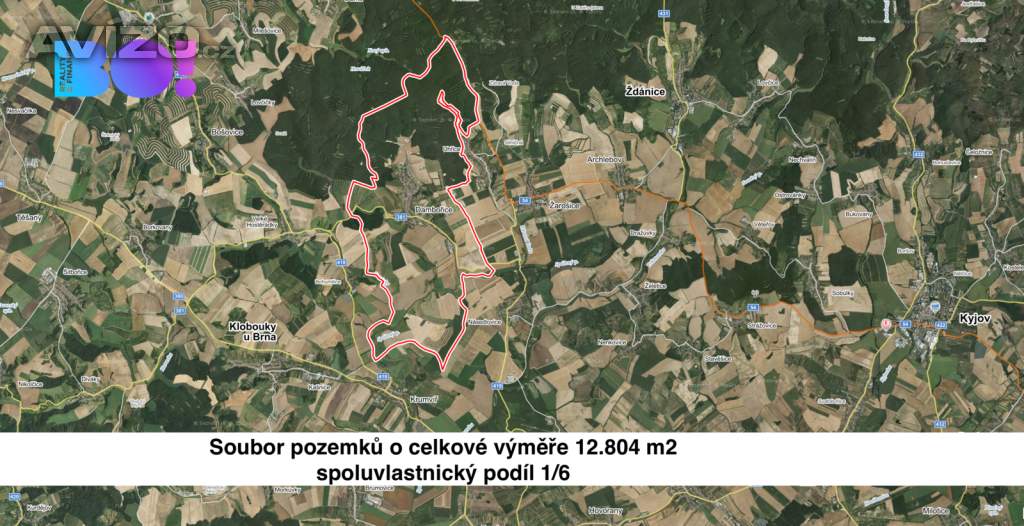 Prodej pole, 2134 m², Dambořice