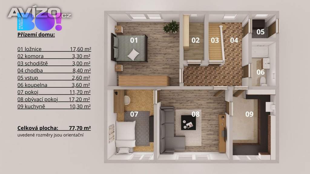 Foto inzerátu Prodej rodinného domu 3+1, 235 m² , Vlčeves, okres Tábor