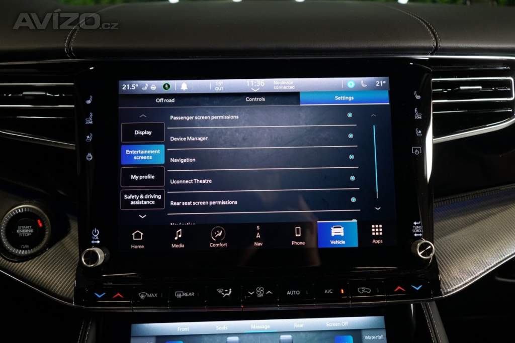 Foto inzerátu Jeep Grand Wagoneer SERIES2*360*MASÁŽ*MULTIMEDIA*7