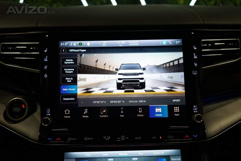 Foto inzerátu Jeep Grand Wagoneer SERIES2*360*MASÁŽ*MULTIMEDIA*7