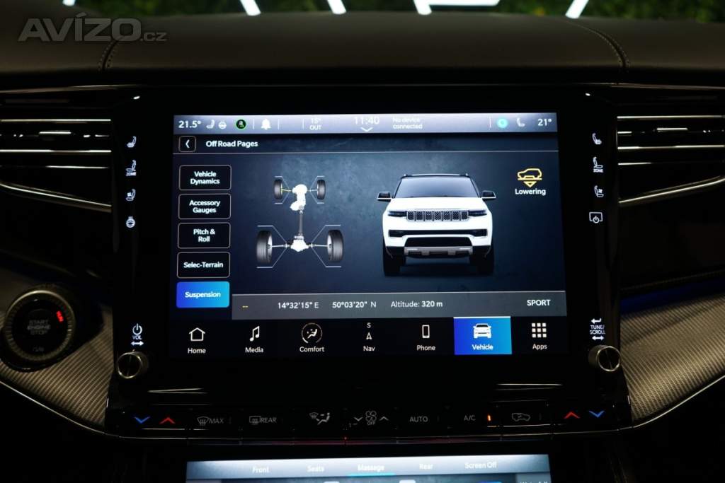 Foto inzerátu Jeep Grand Wagoneer SERIES2*360*MASÁŽ*MULTIMEDIA*7