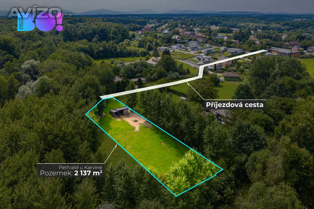 Prodej stavebního pozemku, 2137 m², Petřvald u Karviné