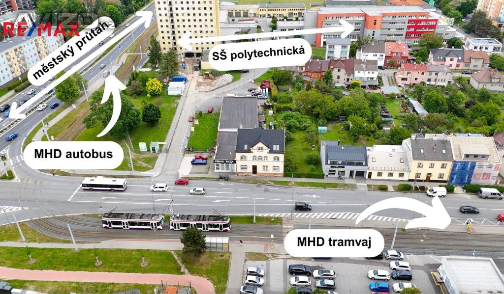Prodej investičního domu s byty a komercí Rooseveltova, Olomouc