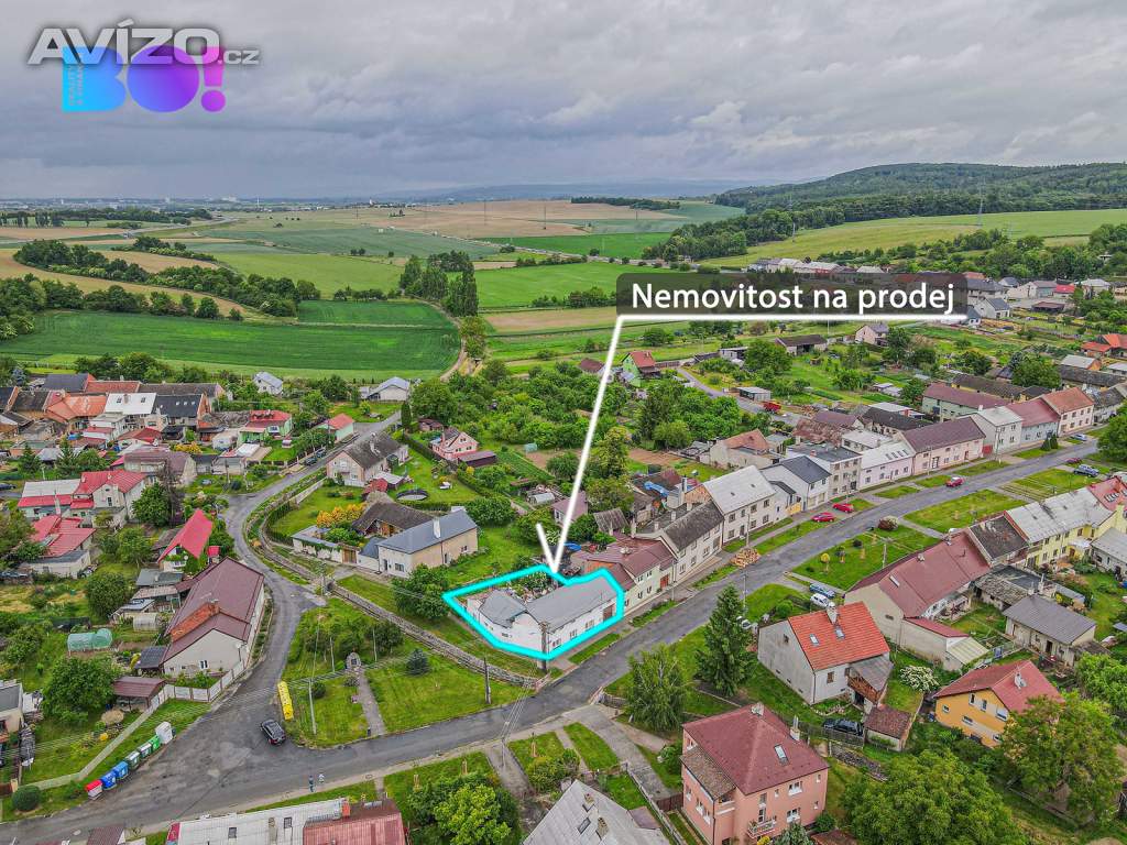 Prodej rodinného domu 100 m², pozemek 437 m²,  ul. Náves, Krčmaň