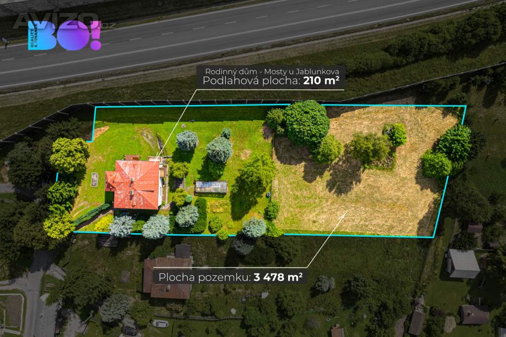 Prodej rodinného domu, pozemek 3 348 m², Mosty u Jablunkova