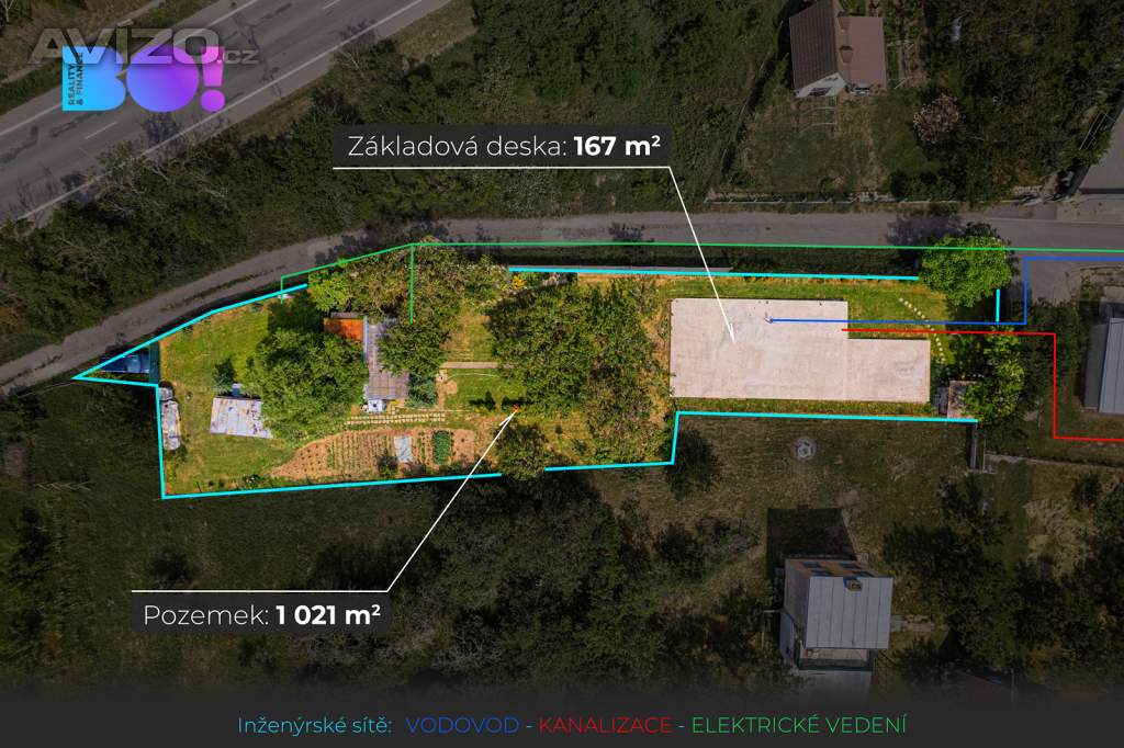 Foto inzerátu Prodej stavebního pozemku, 1021 m², Dobšice, okres Znojmo