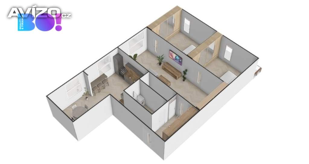Foto inzerátu Prodej bytu 3+1 + 2x lodžie, Slezská Ostrava, ulice Bohumínská