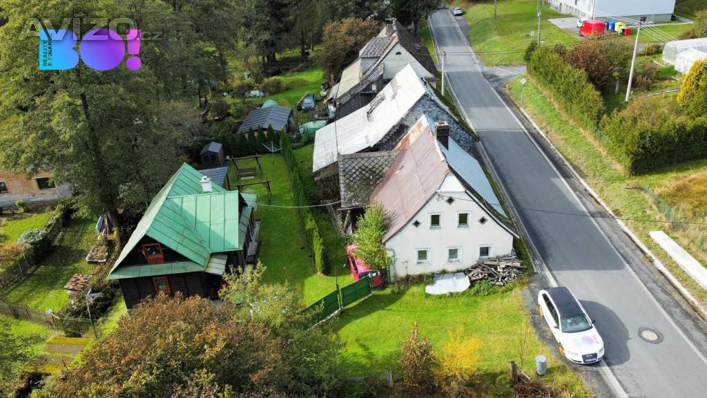 Prodej chalupy 2+1, 80m², pozemek 1 141m², Jamartice