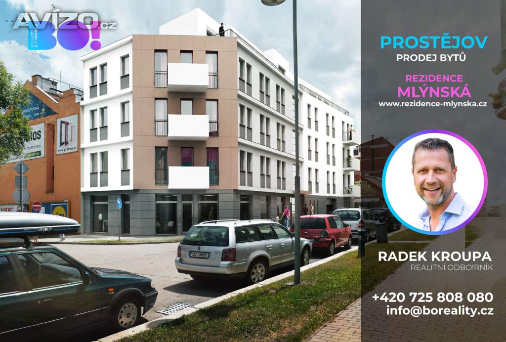 Foto inzerátu Prodej rezidenčního bytu č.03, 3+kk, ul. Mlýnská, Prostějov