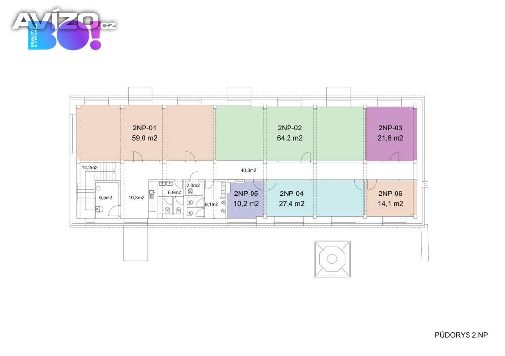 Foto inzerátu Pronájem kancelářského prostoru 64,2 m², Tovární, Český Těšín