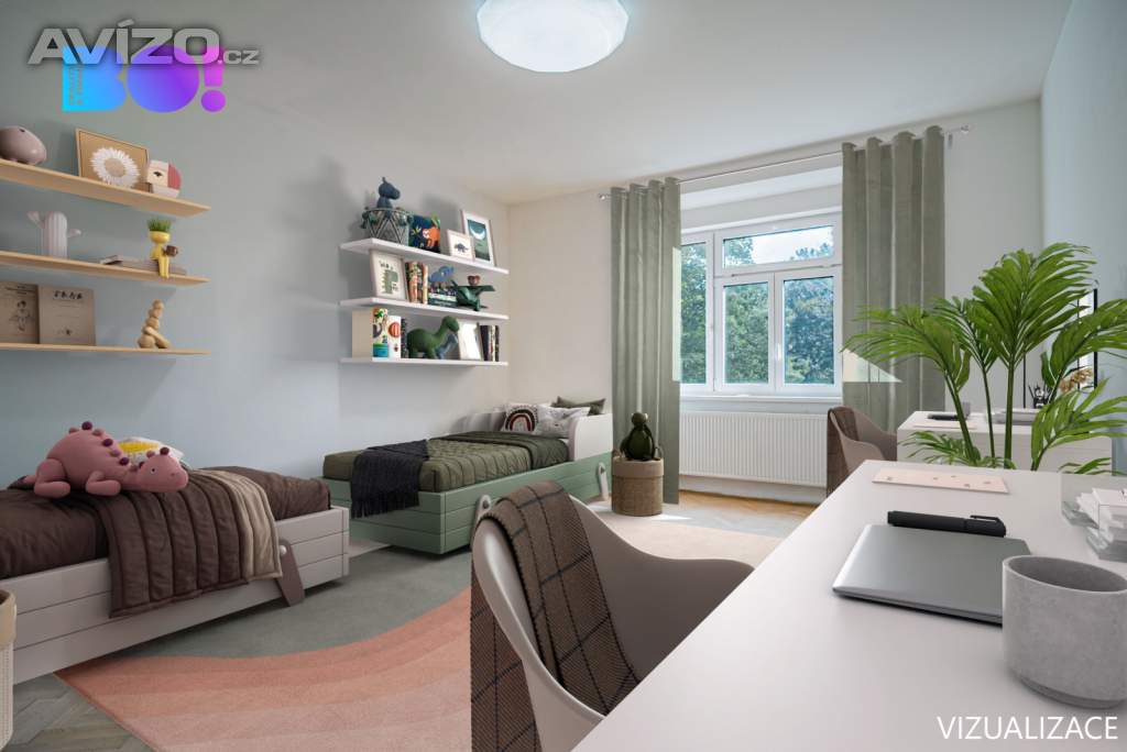 Foto inzerátu Prodej bytu 4+1 se zahradou a garáží, ul. Vrlova, Prostějov