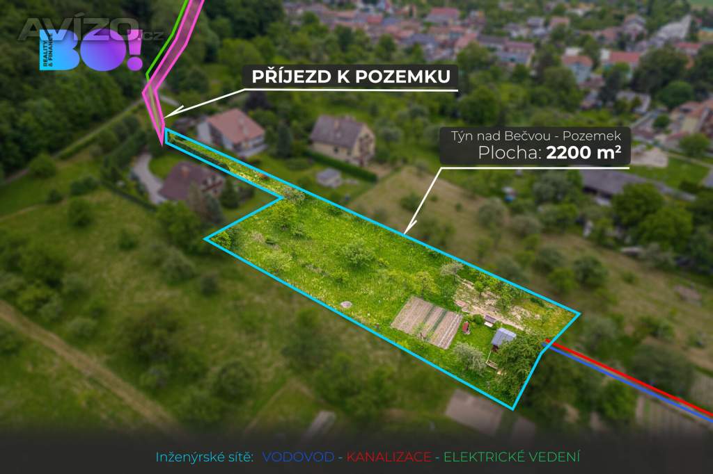 Foto inzerátu Prodej stavebního pozemku, 2207 m², Týn nad Bečvou