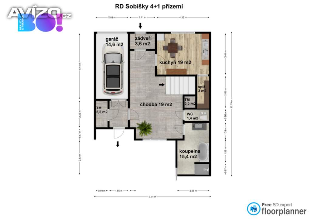 Foto inzerátu Prodej rodinného domu se zahradou, Sobíšky