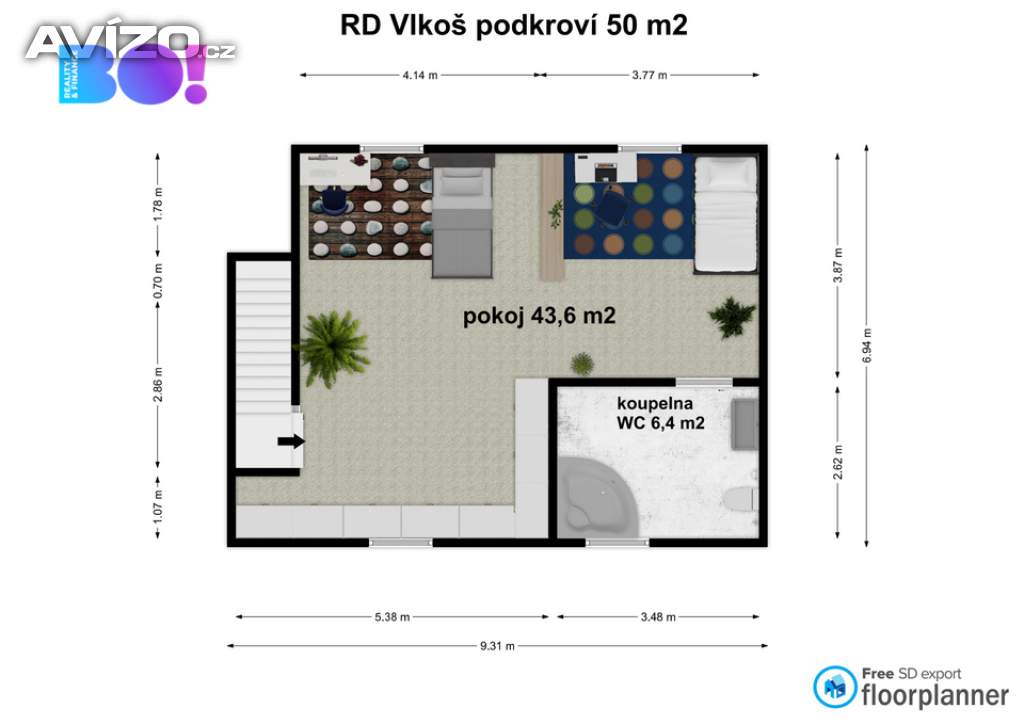 Foto inzerátu Prodej rodinného domu 7+2, Vlkoš