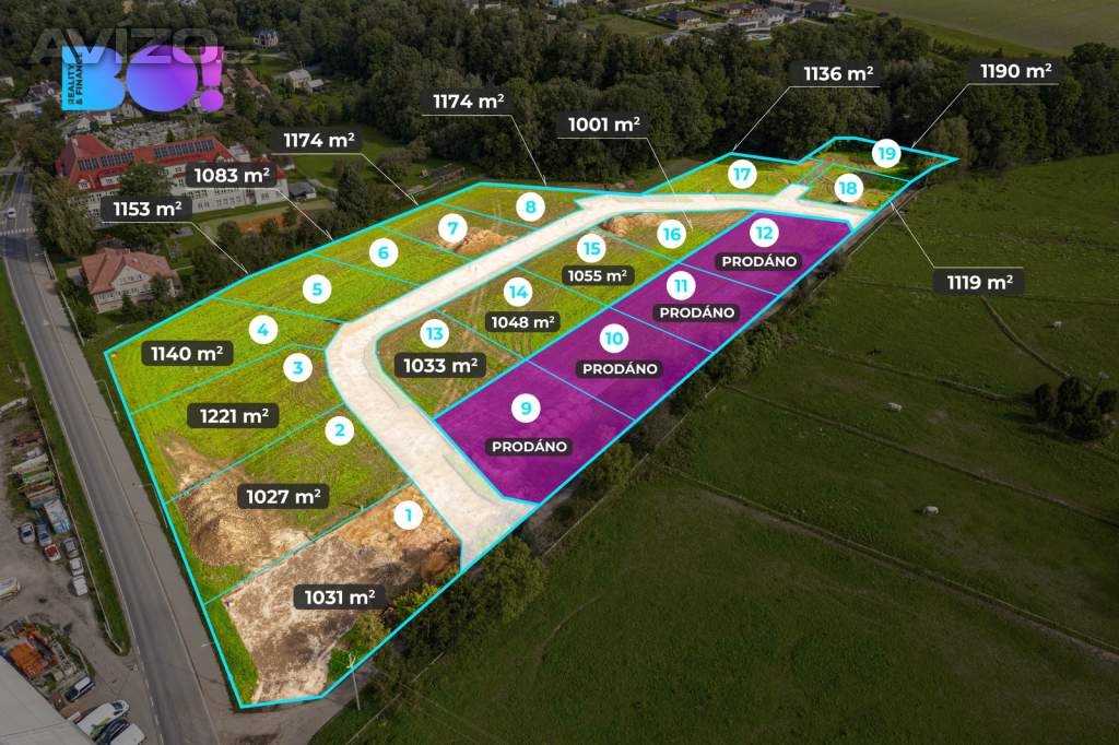 Prodej pozemků, Havířov - Bludovice