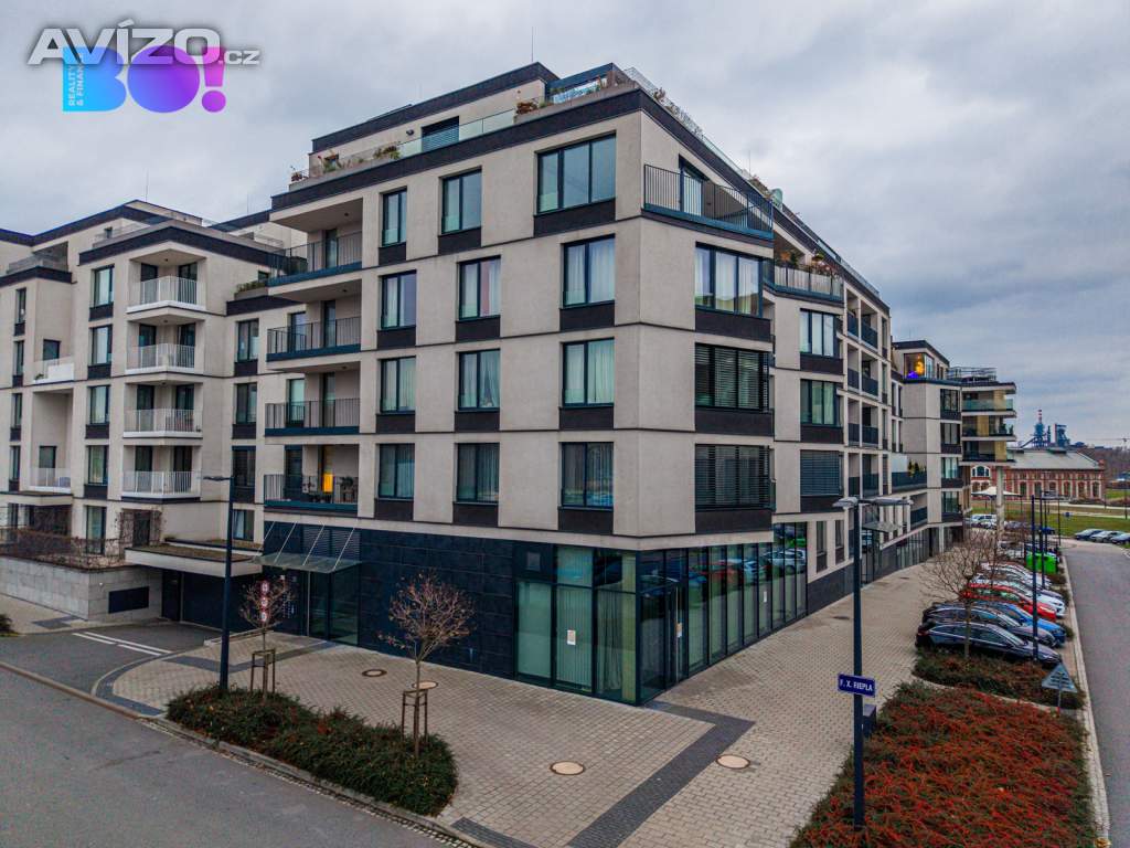 Foto inzerátu Pronájem bytu 3+kk, 74m² s parkovacím místem, terasou 13m² a lodžií 10m², ul. F. X. Riepla, Ostrava