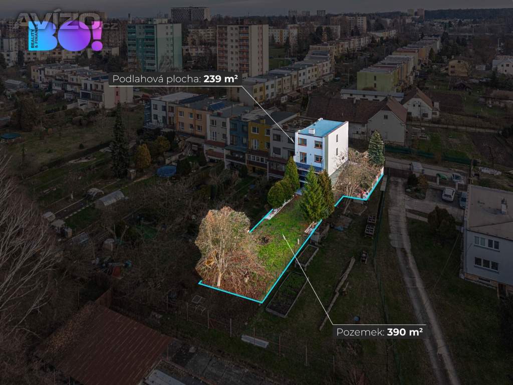 Foto inzerátu Luxusně zrekonstruovaný řadový dům 239 m² s pozemkem 508 m², na ul. Hýlová, Ostrava – Výškovice