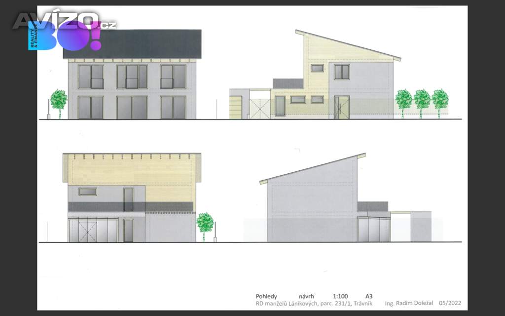 Foto inzerátu Prodej stavebního pozemku 1000 m², Trávník, Kroměříž