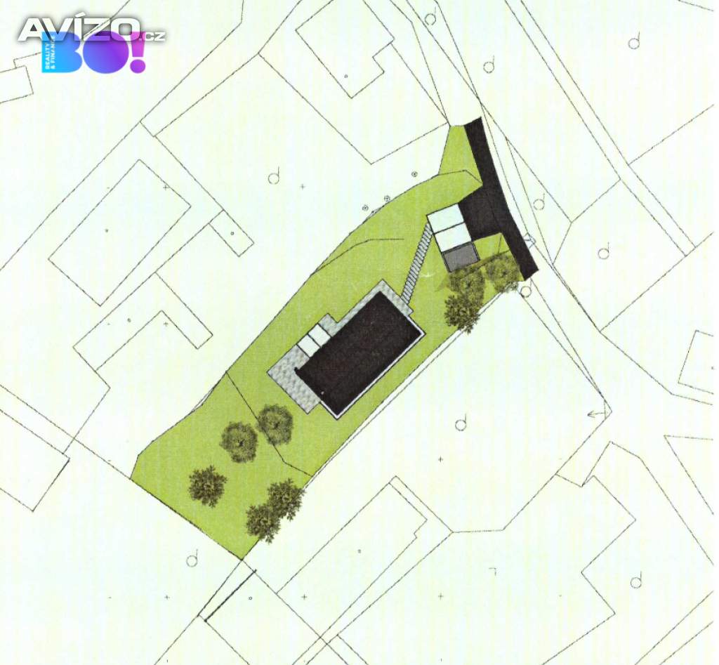 Foto inzerátu Prodej stavebního pozemku 1280 m², Rybí
