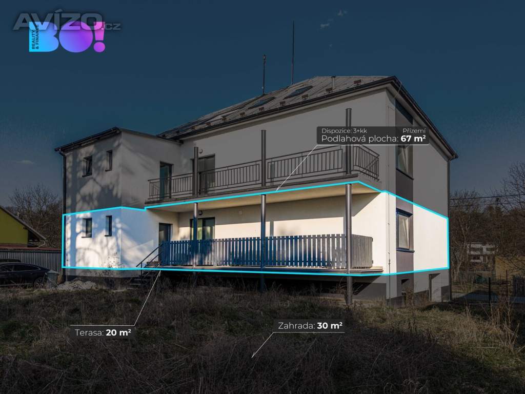 Foto inzerátu Pronájem bytu 3+kk, 67 m², Bravantice - Nový Jičín