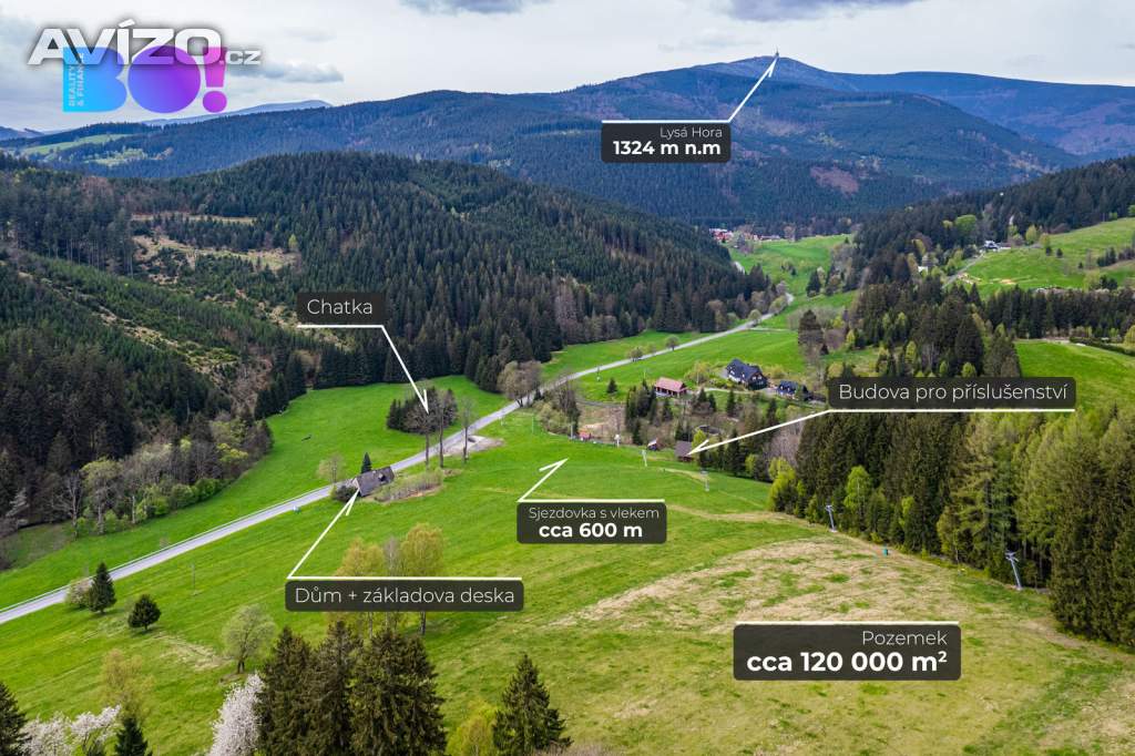 Prodej souboru pozemků 119 241 m², Krásná