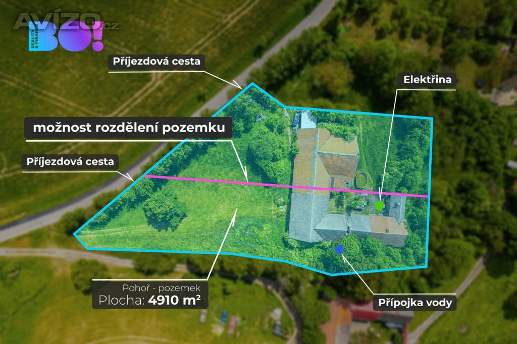 Foto inzerátu Prodej stavebního pozemku 4910 m², Odry-Pohoř