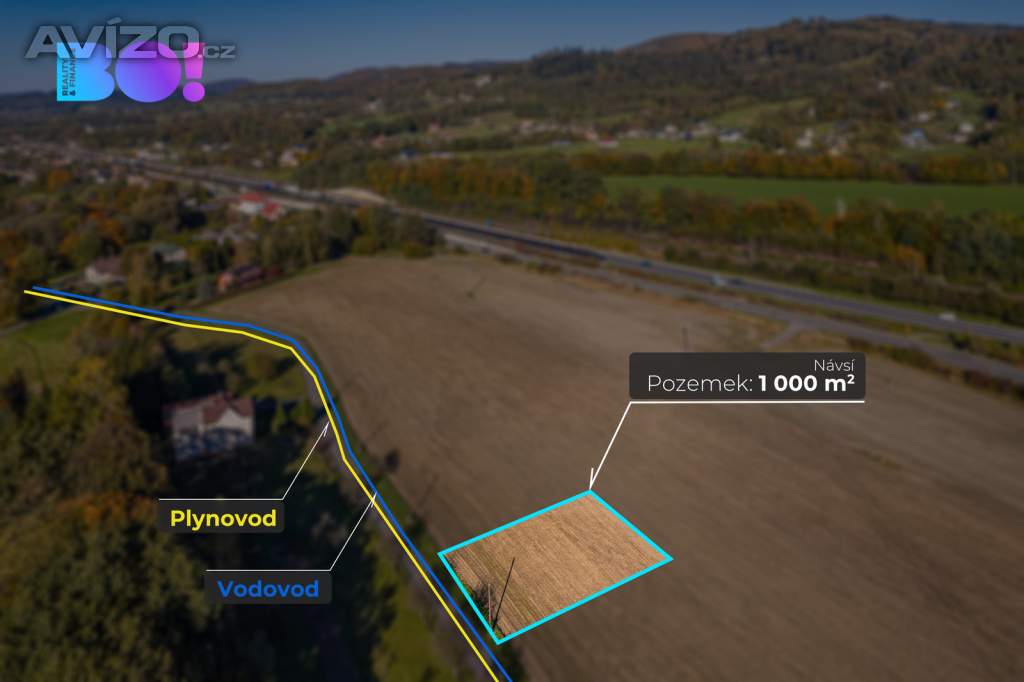 Prodej komerčního pozemku 1 000 m², Návsí