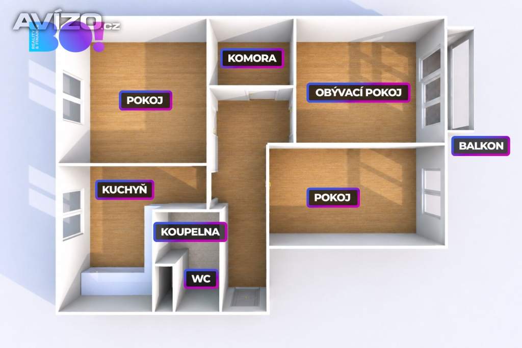 Foto inzerátu Prodej bytu 3+1, ul. Kostelní, Bohumín