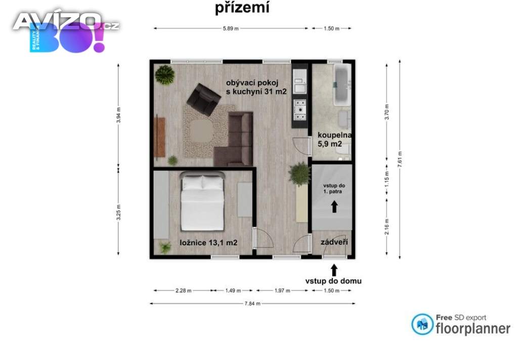 Foto inzerátu Prodej bytu 2+kk, 50 m², Plumlov