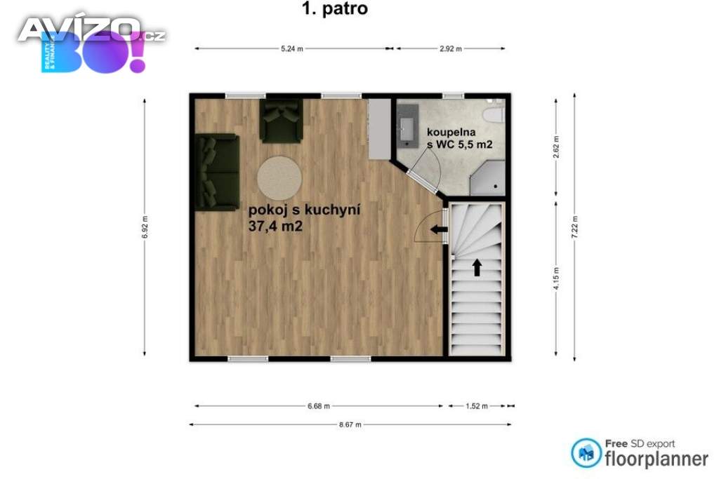 Foto inzerátu Prodej bytu 2+kk, 50 m², Plumlov