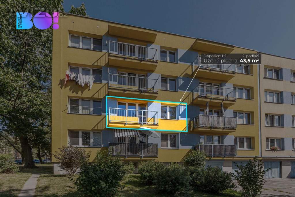 Prodej bytu 1+1, 43,5 m², ul. Borovského, Karviná