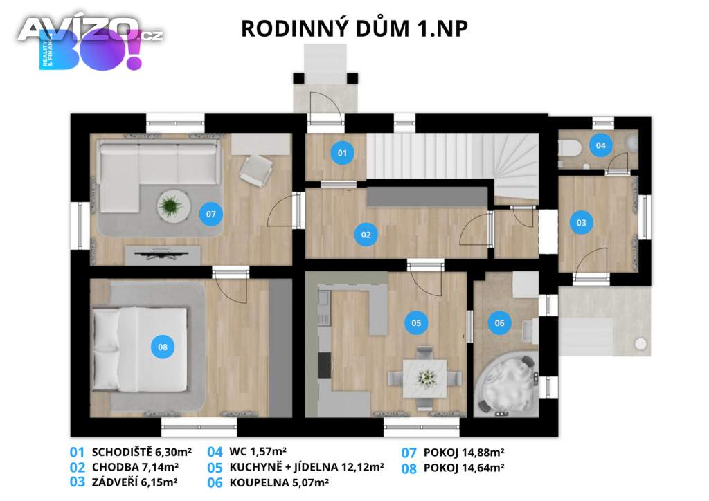 Foto inzerátu Prodej rodinného domu 6+1, pozemek 1 501 m², ul. Horní, Havířov