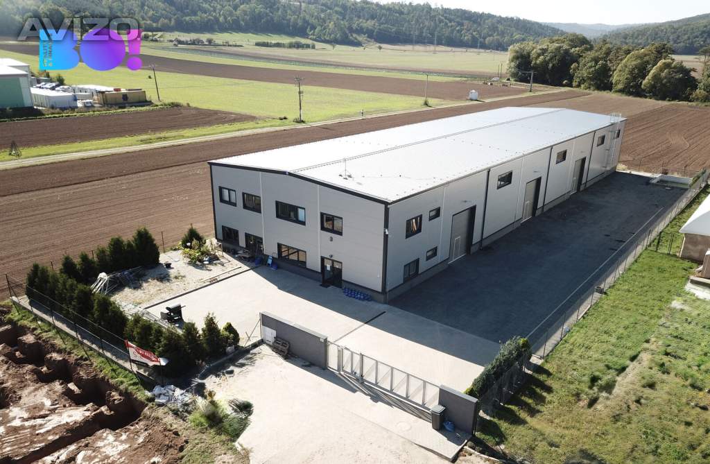 Pronájem skladovací haly, 810 m² + 500 m² manipulační plochy, Drásov