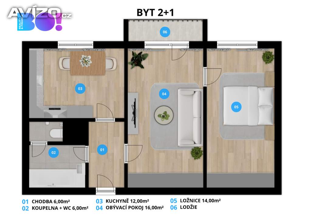 Foto inzerátu Prodej bytu 2+1, 54 m², Lukavice