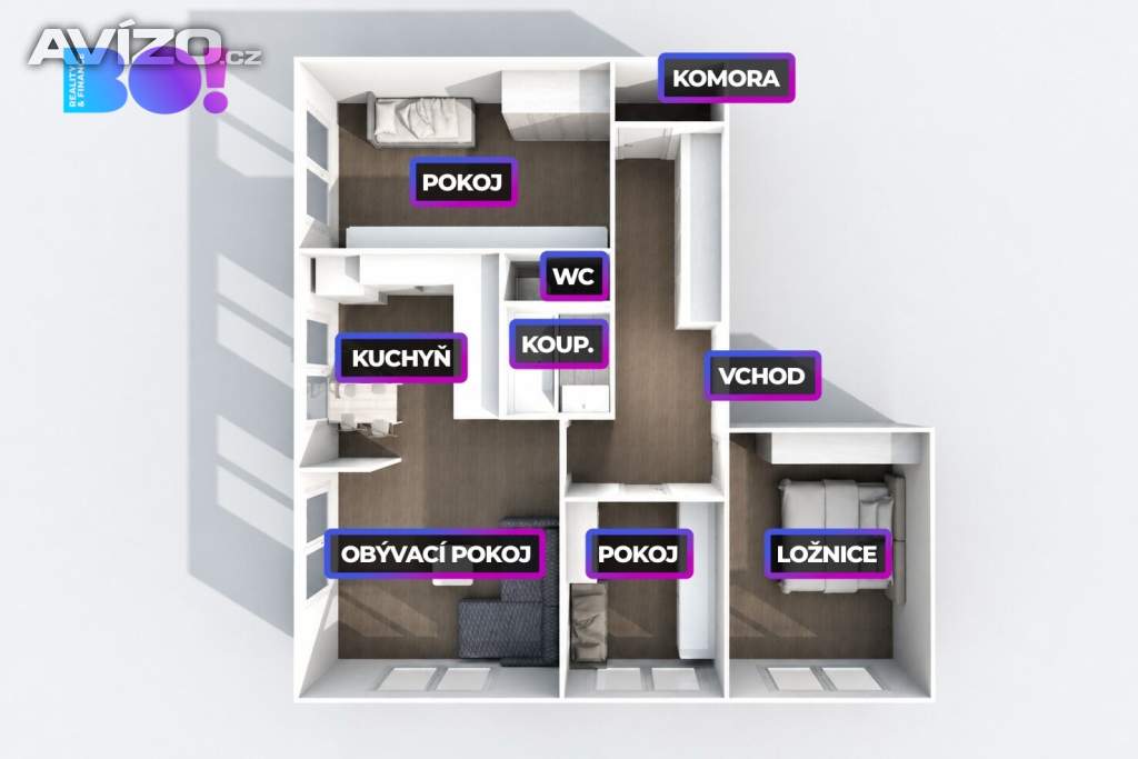 Foto inzerátu Prodej zrekonstruovaného bytu 4KK, 82,4 m², Ostrava - Moravská Ostrava