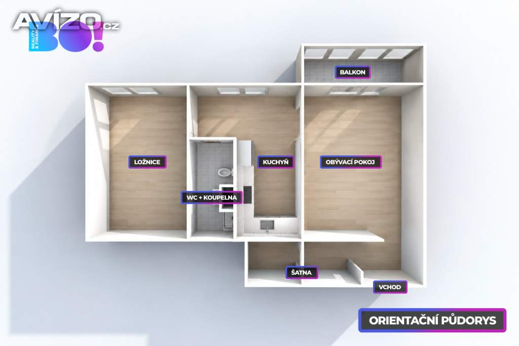 Foto inzerátu Prodej bytu 2+1, 54 m², ul. U Tenisu, Přerov