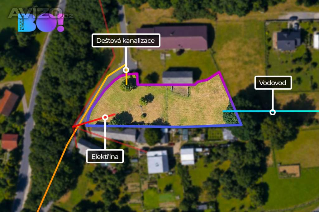 Prodej stavebního pozemku 2 497 m², Ostrava – Stará Plesná