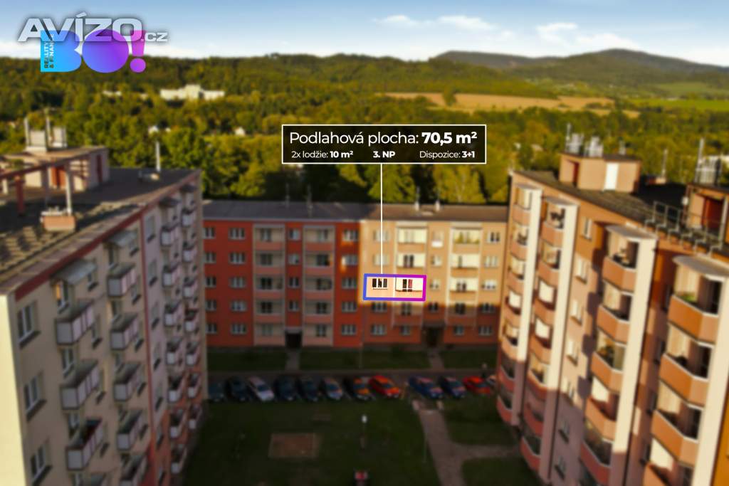 Foto inzerátu Prodej bytu 3+1, 70,5 m², ul. Krátká, Třinec - Lyžbice