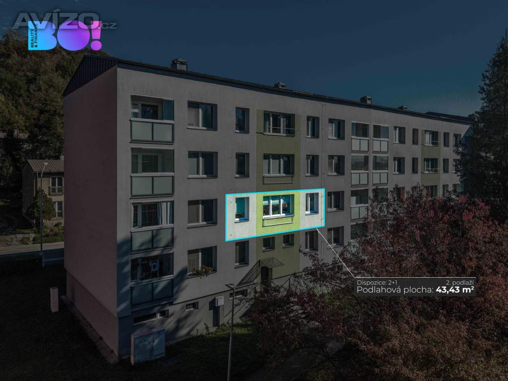 Foto inzerátu Prodej bytu 2+1, 43,43 m² v Třinci na ul. Sosnová
