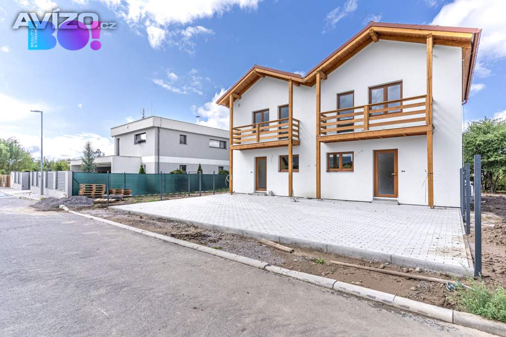 Pronájem nového rodinného domu, 3+kk, 102 m², Drahelčice u Rudné