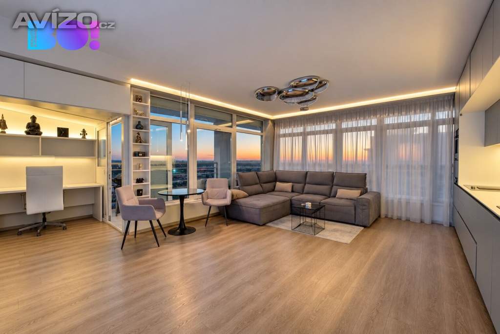 Prodej střešního bytu s terasou, 2+kk, 65m², Vinohradská ul., Strašnice