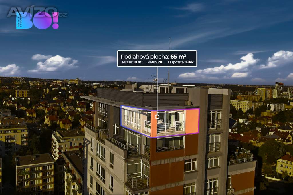 Foto inzerátu Prodej střešního bytu s terasou, 2+kk, 65m², Vinohradská ul., Strašnice