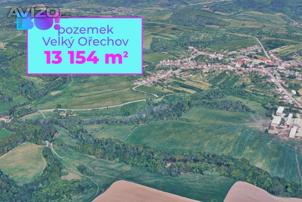 Prodej souboru pozemků, 13 154 m², Velký Ořechov