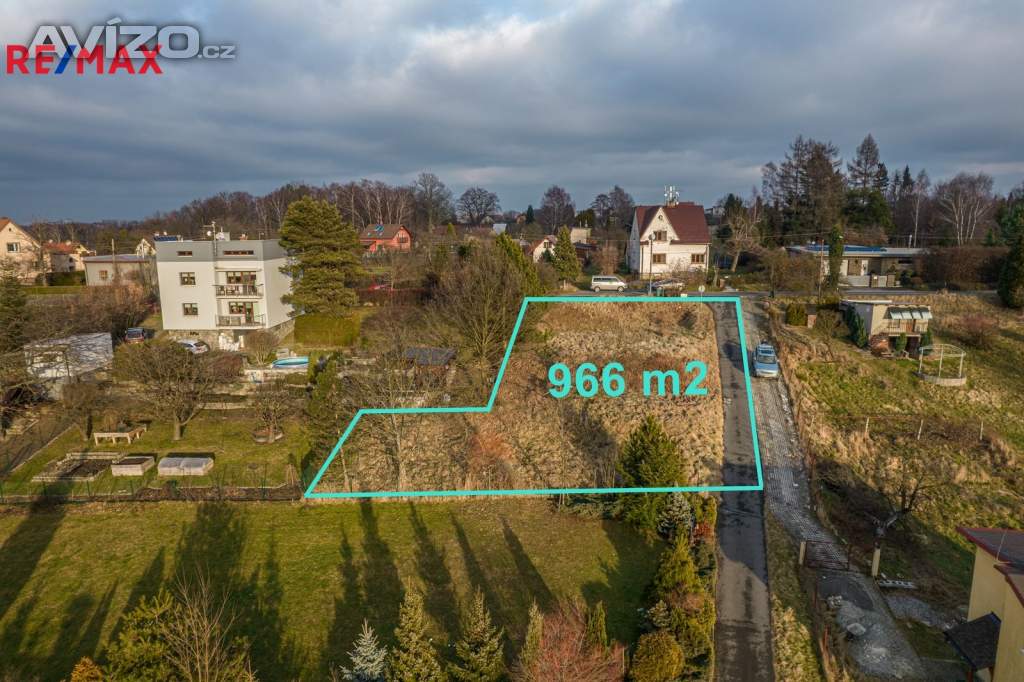 Stavební pozemek pro rodinný dům, výměra 966 m², Havířov